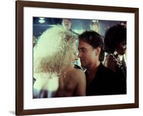 Liaison fatale Fatal attraction by Adrian Lyne with Glenn Close and Michael Douglas, 1987 (photo)-null-Framed Photo