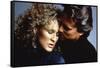 Liaison fatale Fatal attraction by Adrian Lyne with Glenn Close and Michael Douglas, 1987 (photo)-null-Framed Stretched Canvas