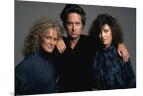 Liaison fatale Fatal attraction by Adrian Lyne with Glenn Close, Michael Douglas and Anne Archer, 1-null-Mounted Photo