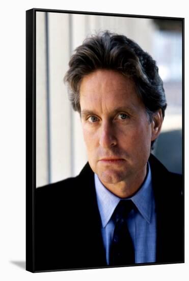 Liaison fatale Fatal attraction by Adrian Lyne with Michael Douglas, 1987 (photo)-null-Framed Stretched Canvas