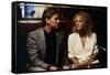 Liaison fatale Fatal attraction by Adrian Lyne with Michael Douglas and Glenn Close, 1987 (photo)-null-Framed Stretched Canvas