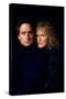 Liaison fatale Fatal attraction by Adrian Lyne with Michael Douglas and Glenn Close, 1987 (photo)-null-Stretched Canvas