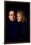 Liaison fatale Fatal attraction by Adrian Lyne with Michael Douglas and Glenn Close, 1987 (photo)-null-Framed Photo