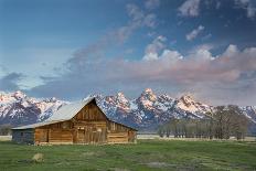 Sunrise At Mormon Row In Grand Teton National Park-Liam Doran-Photographic Print