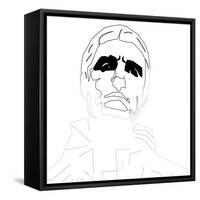 Liam Gallagher Oasis-Logan Huxley-Framed Stretched Canvas