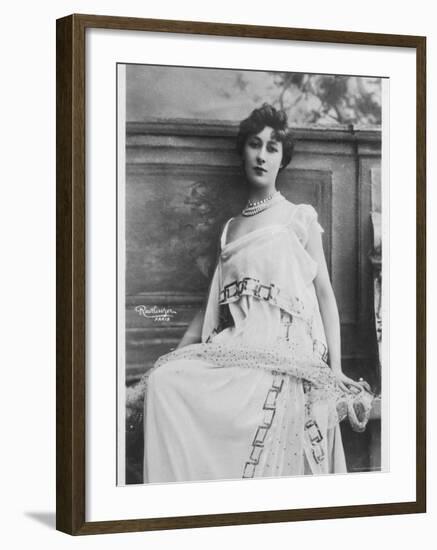 Liane de Pougy French Actress-null-Framed Photographic Print