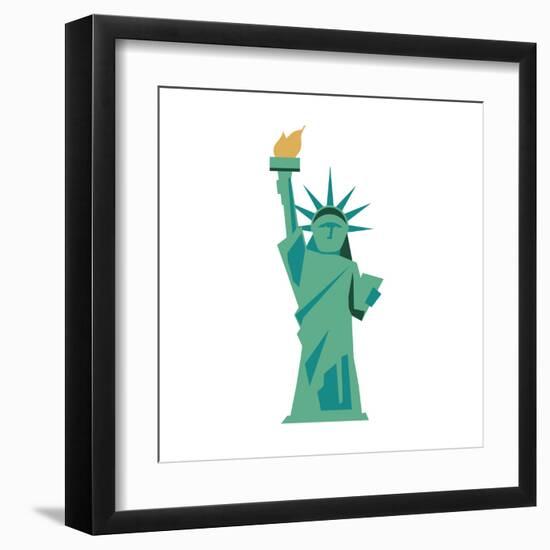 Lib from New York-Tosh-Framed Art Print