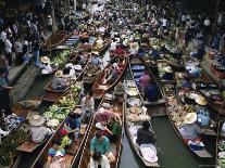 Floating Market, Near Bangkok, Thailand, Southeast Asia-Liba Taylor-Photographic Print