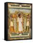 Libation of the Dead, Interior of the Sarcophagus of Amenemipet, Priest of the Cult of Amenophis-Egyptian 18th Dynasty-Framed Stretched Canvas