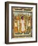 Libation of the Dead, Interior of the Sarcophagus of Amenemipet, Priest of the Cult of Amenophis-Egyptian 18th Dynasty-Framed Giclee Print