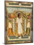 Libation of the Dead, Interior of the Sarcophagus of Amenemipet, Priest of the Cult of Amenophis-Egyptian 18th Dynasty-Mounted Giclee Print