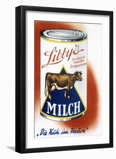 Libby Can Of Evaporated Milk-Libby-Framed Art Print