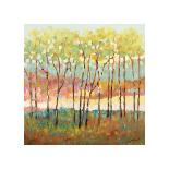 Yellow and Green Trees (center)-Libby Smart-Art Print