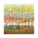 Yellow and Green Trees (center)-Libby Smart-Art Print