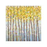 Trees in Blue Green-Libby Smart-Stretched Canvas