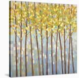 Yellow and Green Trees (center)-Libby Smart-Art Print