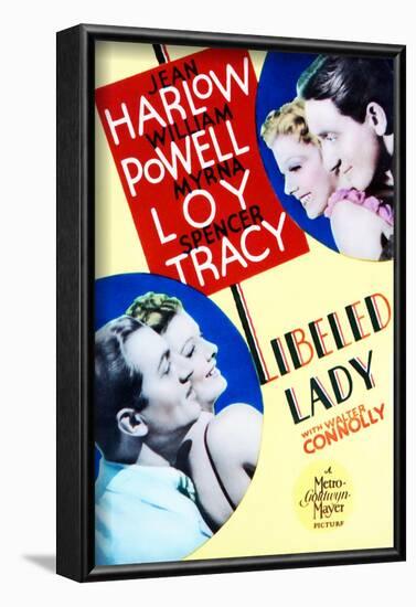 Libeled Lady - Movie Poster Reproduction-null-Framed Photo