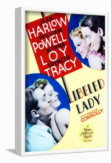 Libeled Lady - Movie Poster Reproduction-null-Framed Photo