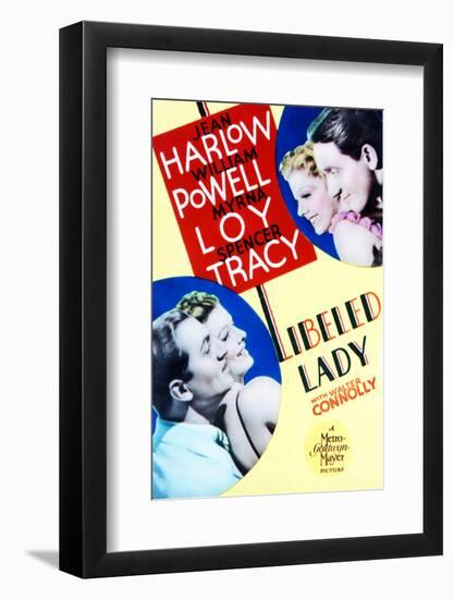 Libeled Lady - Movie Poster Reproduction-null-Framed Photo