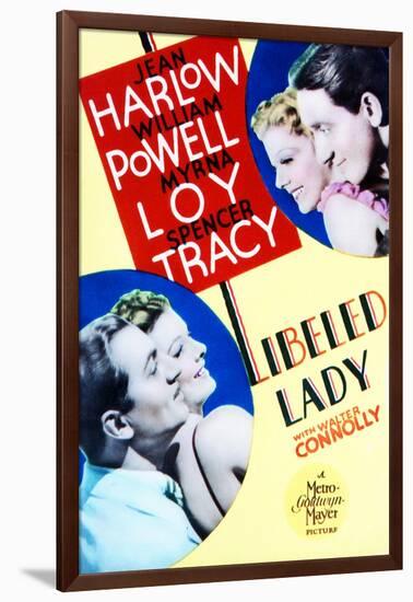 Libeled Lady - Movie Poster Reproduction-null-Framed Photo