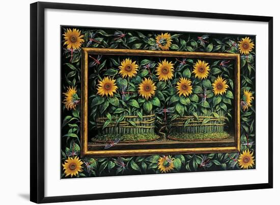 Libélulas-Joaquin Moragues-Framed Art Print