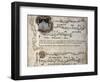 Liber Capella (Song Book) with Music Score of Mass for Four Voices by Heinrich Isaac (1445-1517)-null-Framed Giclee Print