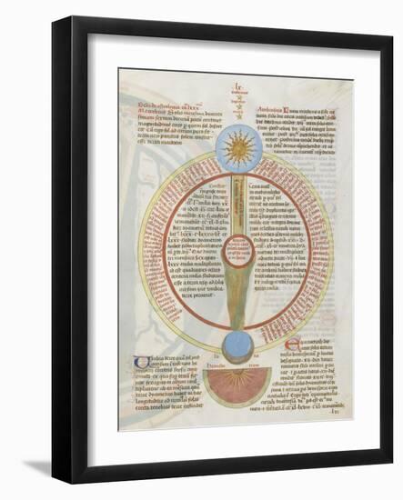 Liber Floridus by Lambert of Saint-Omer: Astrology-null-Framed Giclee Print