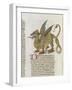 Liber Floridus by Lambert of Saint-Omer: Dragon Major-null-Framed Giclee Print