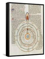 Liber Floridus by Lambert of Saint-Omer: the Universe-null-Framed Stretched Canvas