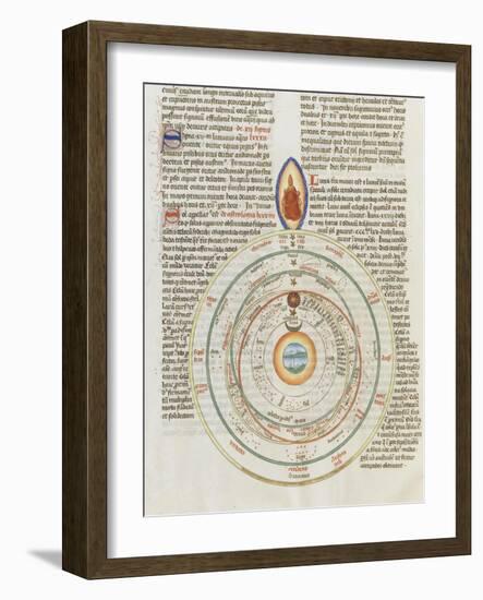 Liber Floridus by Lambert of Saint-Omer: the Universe-null-Framed Giclee Print