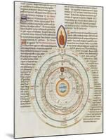 Liber Floridus by Lambert of Saint-Omer: the Universe-null-Mounted Giclee Print