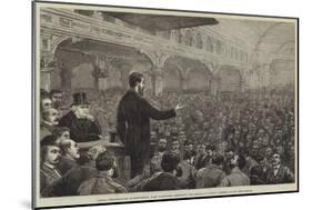 Liberal Demonstration at Manchester-Frank Dadd-Mounted Giclee Print