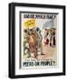 Liberal Party Poster for the British General Election of January 1910 (Colour Litho)-English-Framed Premium Giclee Print