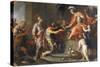 Liberality: Alexander the Great Rewarding His Captains-Francesco Fernandi-Stretched Canvas
