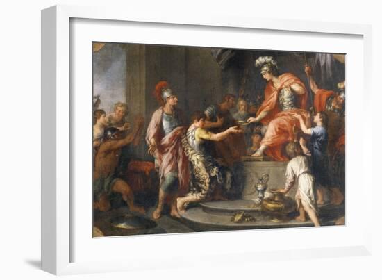 Liberality: Alexander the Great Rewarding His Captains-Francesco Fernandi-Framed Giclee Print