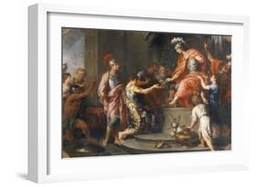 Liberality: Alexander the Great Rewarding His Captains-Francesco Fernandi-Framed Giclee Print