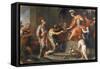 Liberality: Alexander the Great Rewarding His Captains-Francesco Fernandi-Framed Stretched Canvas