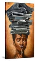 Liberated Thoughts-Salaam Muhammad-Stretched Canvas