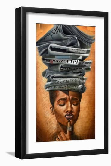 Liberated Thoughts-Salaam Muhammad-Framed Art Print