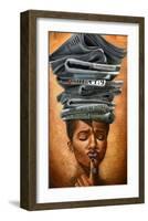 Liberated Thoughts-Salaam Muhammad-Framed Art Print