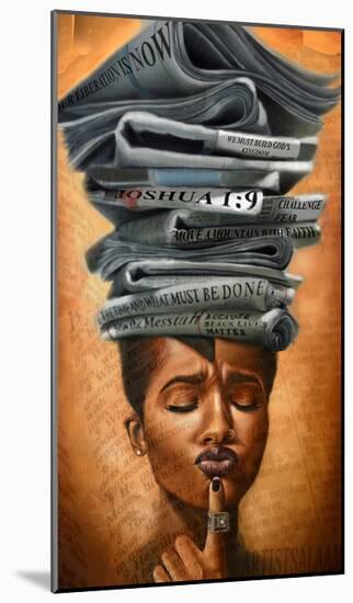 Liberated Thoughts-Salaam Muhammad-Mounted Art Print
