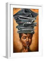 Liberated Thoughts-Salaam Muhammad-Framed Art Print