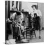 Liberated Woman On Wash Day, 1901-Science Source-Stretched Canvas