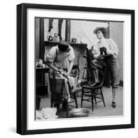 Liberated Woman On Wash Day, 1901-Science Source-Framed Giclee Print