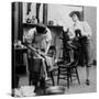 Liberated Woman On Wash Day, 1901-Science Source-Stretched Canvas