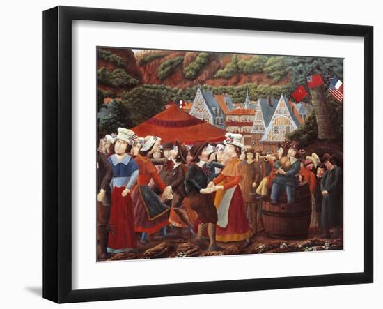 Liberation Day, 1945-Andre Bauchant-Framed Giclee Print