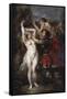 Liberation of Andromeda by Perseus, Greek Hero Who Has Just Saved the Princess-Peter Paul Rubens-Framed Stretched Canvas