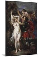 Liberation of Andromeda by Perseus, Greek Hero Who Has Just Saved the Princess-Peter Paul Rubens-Mounted Giclee Print
