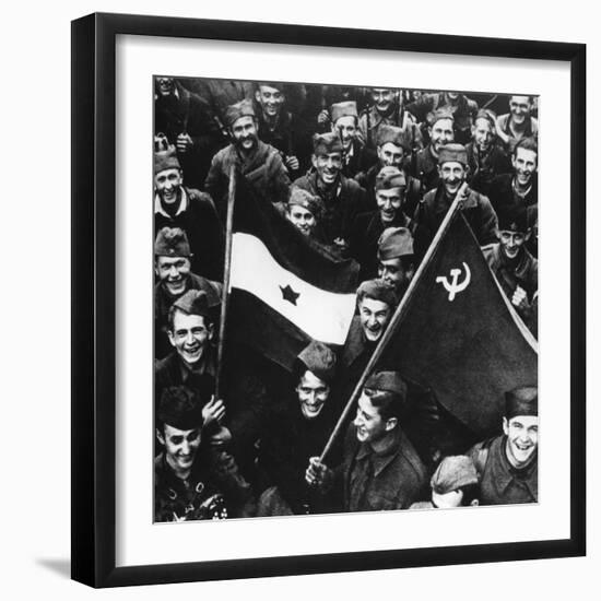 Liberation of Belgrade, October 1944-null-Framed Giclee Print