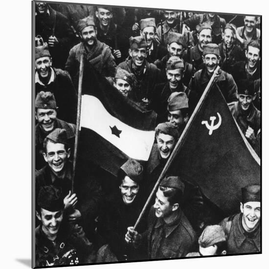 Liberation of Belgrade, October 1944-null-Mounted Giclee Print